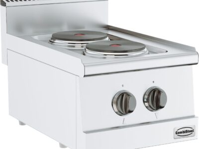 BASE 600 CUISINIERE AVEC PLAQUE ELECTRIQUE 2 PL.