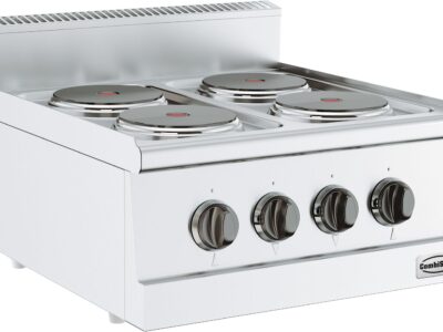 BASE 600 CUISINIERE AVEC PLAQUE ELECTRIQUE 4 PL.