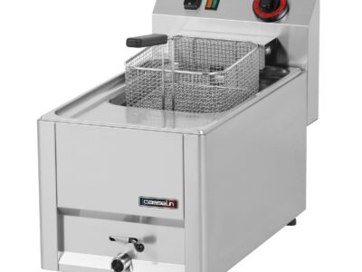 Friteuse électrique à poser avec vanne de vidange 8 litres T 33