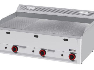 Plaque à SNACKer Chrome Rainurée Texturée 99 Gaz