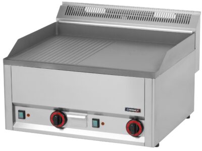 Plaque à SNACKer Fonte Rainurée Lisse 66