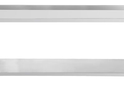 Table de travail inox 600 avec dosseret et étagère 800 mm