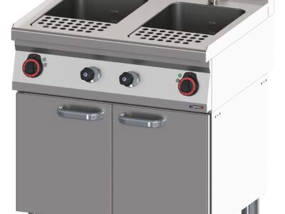 Cuiseur à pâtes avec soubassement 2x23 litres 80