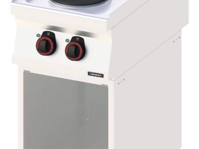 Fourneau électrique 2 feux avec soubassement 40