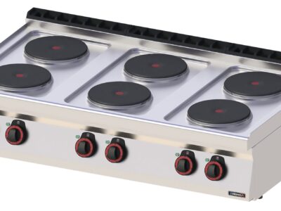 Fourneau électrique à poser 6 feux 120