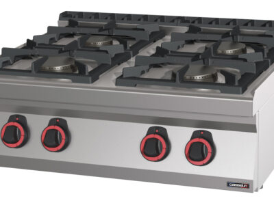 Fourneau gaz à poser 4 feux 80