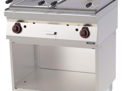 Grill pierre de lave double avec soubassement 80