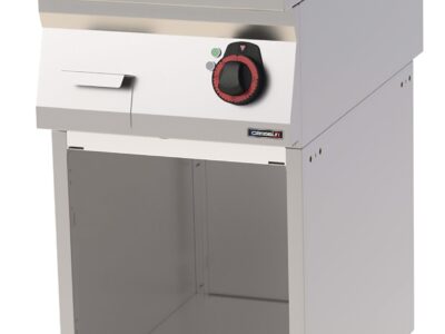 Plaque à SNACKer Fonte Rainurée avec soubassement 40