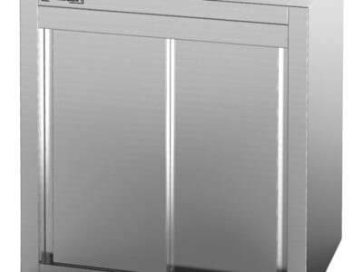 Armoire murale inox avec portes coulissantes 1000 mm