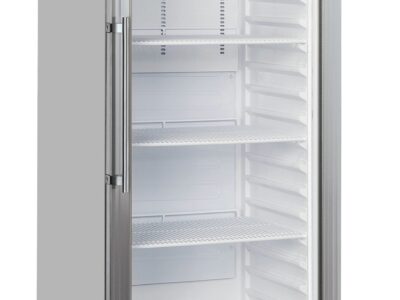 Armoire positive vitrée 400 L Inox