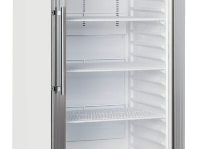 Armoire positive vitrée 600 L Blanche