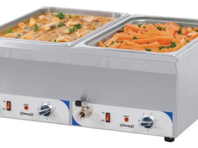 Double bain-marie avec robinet de vidange GN 1/1 - 150 mm