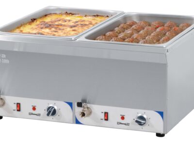 Double bain-marie avec robinet de vidange GN 1/1 - 200 mm