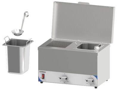 Bain-marie à sauce compact 2 cuves