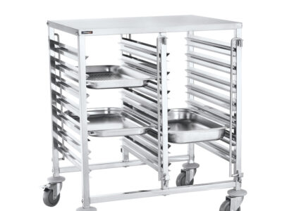 Chariot double à glissières 14 GN 1/1