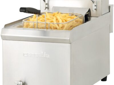 Friteuse électrique avec vanne de vidange 10 litres haut rendement