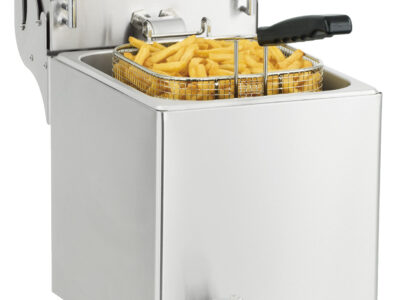 Friteuse électrique avec vanne de vidange 7 litres