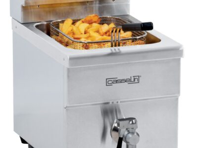 Friteuse à induction avec vanne de vidange 8 litres