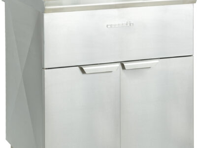 Friteuse électrique sur pieds 2 x 10 litres haut rendement