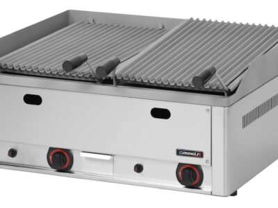 Grill à pierre de lave double