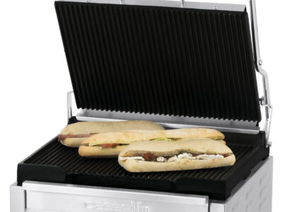 Grill Panini Grand Premium Rainurée - Rainurée avec minuteur