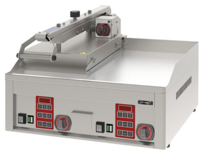 Grill à rabat - Clam électrique semi automatique double - 1 rabat