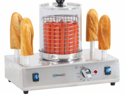Machine à hot dog 4 plots chauffants