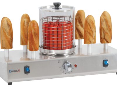 Machine à hot dog 6 plots chauffants