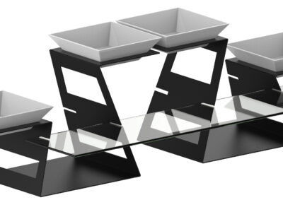 Présentoir à assiettes 4 - Meti