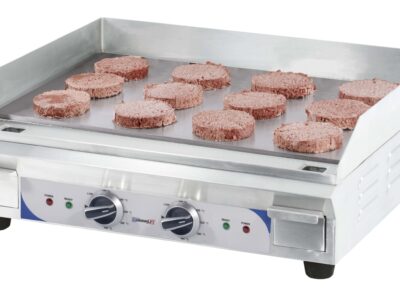 Plaque à SNACKer électrique premium lisse - lisse