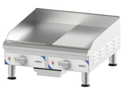 Plaque à SNACKer large Rainurée - Lisse