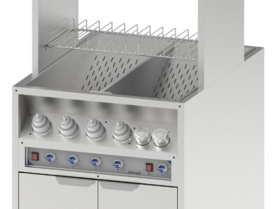 Poste de salage chauffe sauce traversant 800