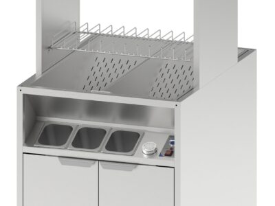 Poste de salage double chauffe traversant 800
