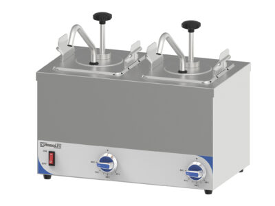 Pompe à sauce chauffante double