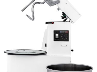 Pétrin à spirale tête relevable et cuve amovible 2 vitesses 17Kg