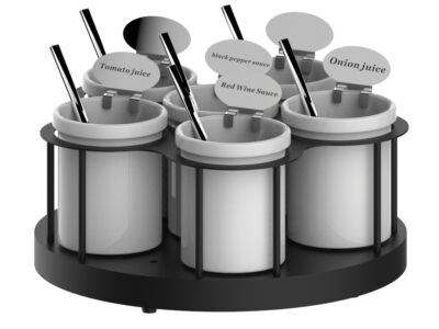 Support à sauces rotatif