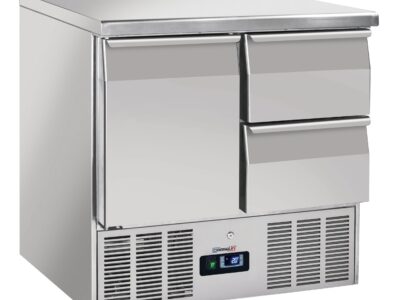Saladette 2 tiroirs 1 porte GN 1/1