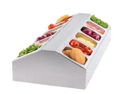 Support pour 12 bacs GN 1/6 - central