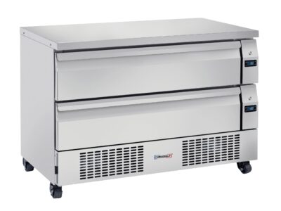 Soubassement réfrigéré 2 tiroirs mixte positif-négatif 6 x GN 1/1