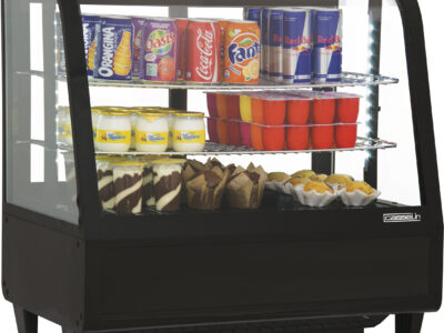 Vitrine réfrigérée à poser 100L Noire