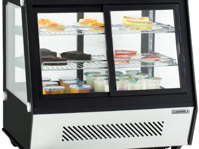 Vitrine réfrigérée à poser double portes 125L