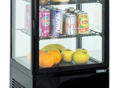 Mini vitrine réfrigérée positive 58L Noire