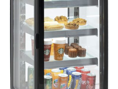 Mini vitrine réfrigérée 93 L Noire