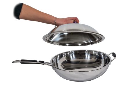 Wok avec couvercle 36cm
