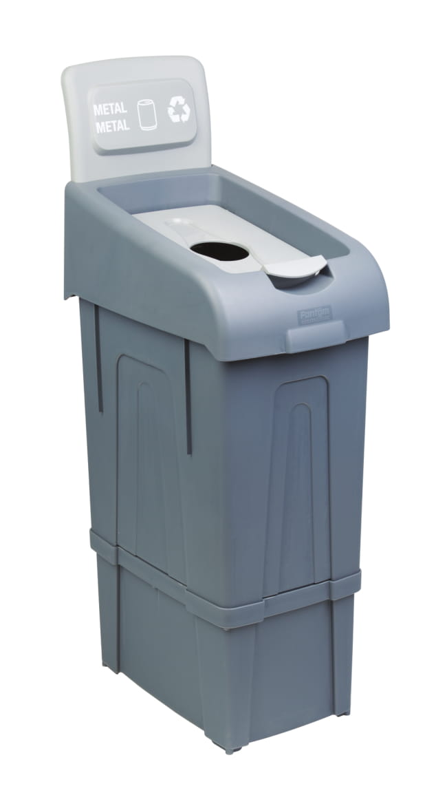 POUBELLE TRI METAL