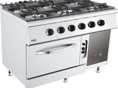 BASE 700 CUISINIERE A GAZ 6 BR. AVEC FOUR A GAZ