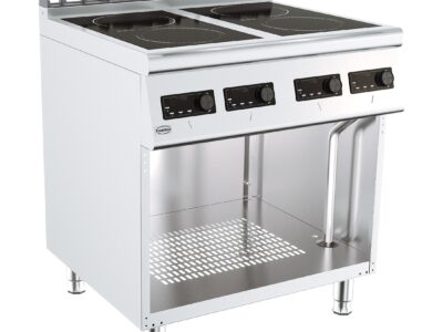 BASE 700 CUISINIERE AVEC PLAQUE A INDUCTION ELECTRIQUE 4 PL.