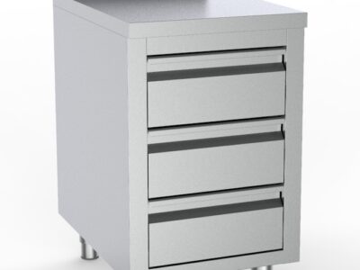 700 TABLE DE TRAVAIL AVEC 3 TIROIRS AVEC BORD RELEVE 500