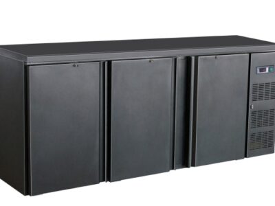 ARRIERE BAR REFRIGIREE NOIR 3 PORTES