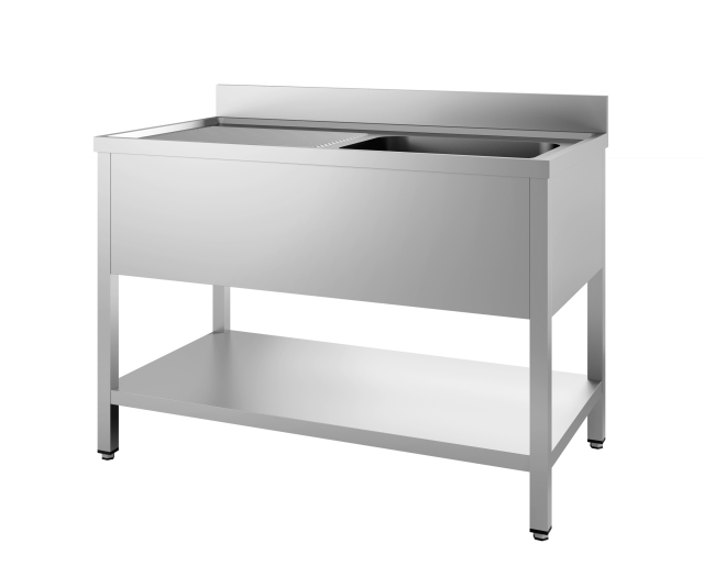 600 BLOC-EVIER ETAGERE DEMONTABLE 1 A DROITE 1200